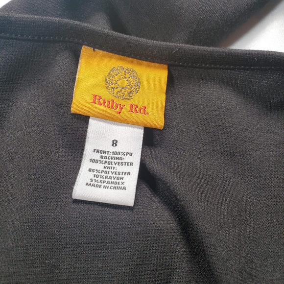 🆕️ Ruby Rd Mesh Front Zip Up - NWT - Sz 8 - Picture 6 of 7